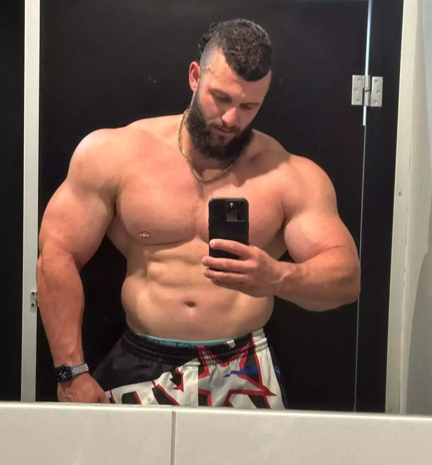 male stripper reveals