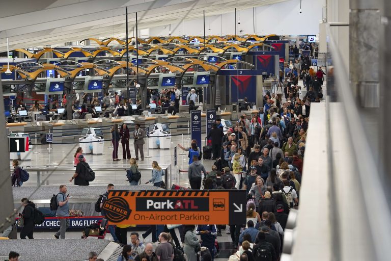 DHS Shutdown Combined With Large Disruptive Weather System Creates Long Lines At Atlanta Airport