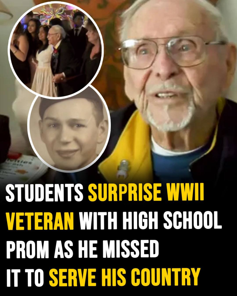 WWII Veteran Finally Gets His Prom Night at Age 100… 82 Years After Missing It to Serve His Country