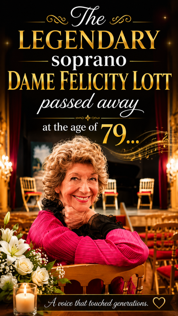 Fans and fellow musicians are paying tribute after the passing of iconic soprano Dame Felicity Lott at 79…
