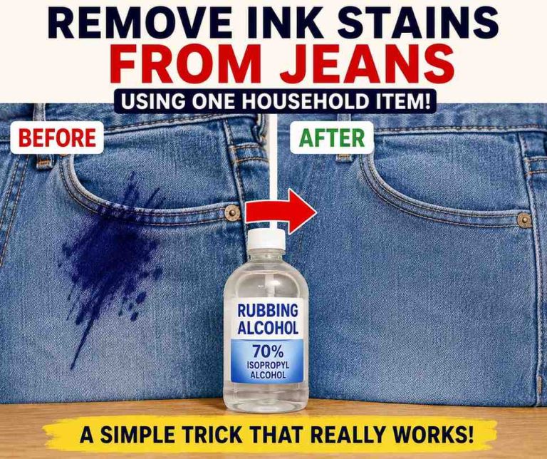 Remove Ink Stains from Jeans Using One Household Item The Simple Trick People Wish They Knew Sooner