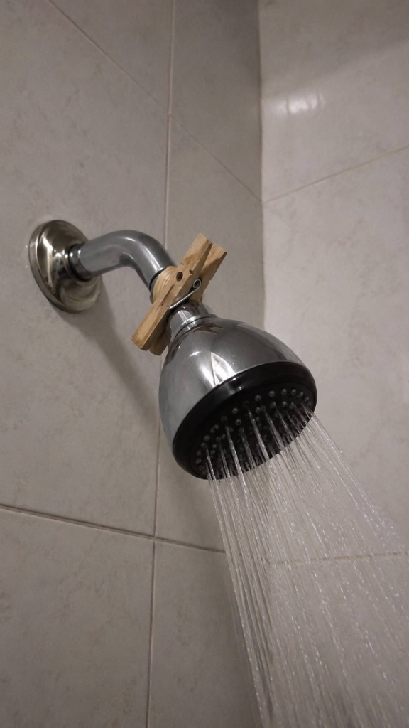 I Walked Into My Aunt’s Bathroom and Found a Wooden Clothespin Clipped to the Shower Head. The Reason Surprised Me.