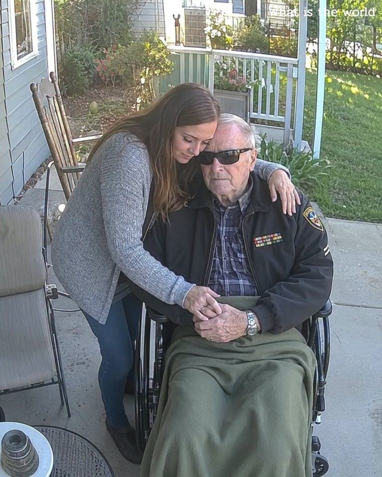 blind veteran soldier