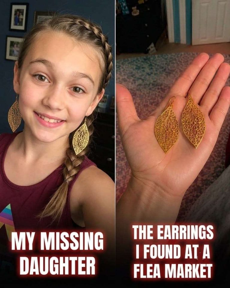 I Found My Missing Daughter’s Earrings at a Flea Market The Next Morning, an 0fficer Came to My Door and Said One Sentence That Nearly Knocked Me to the Floor…