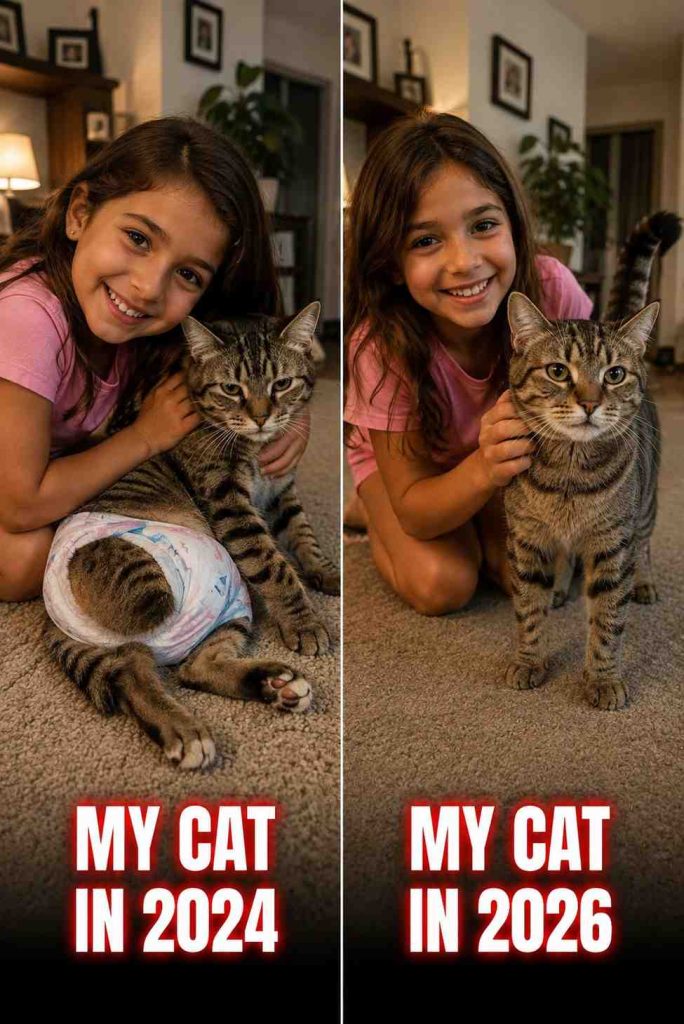 The Cat Who Waited Two Years to Walk Beside Her Again