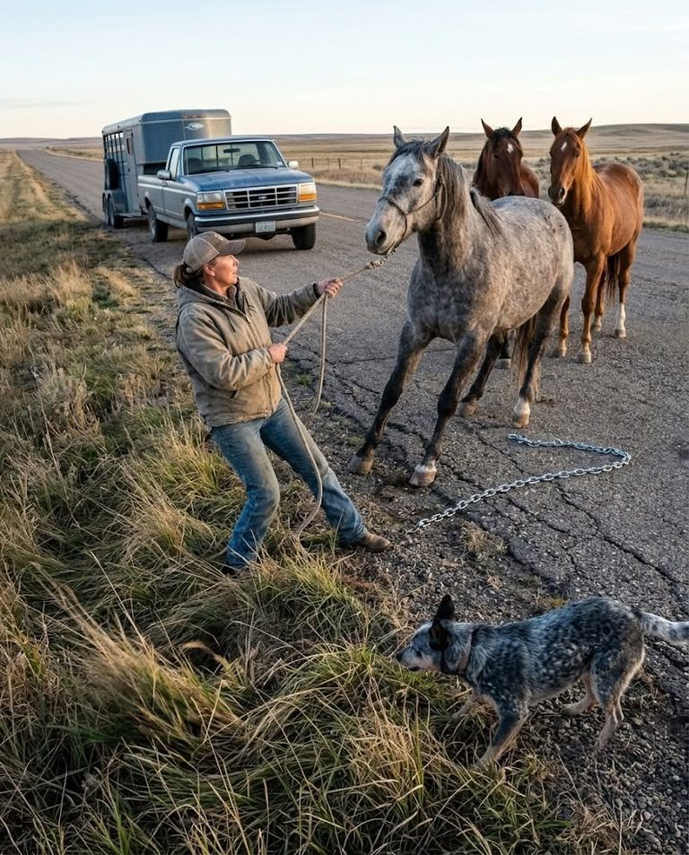 3 horses