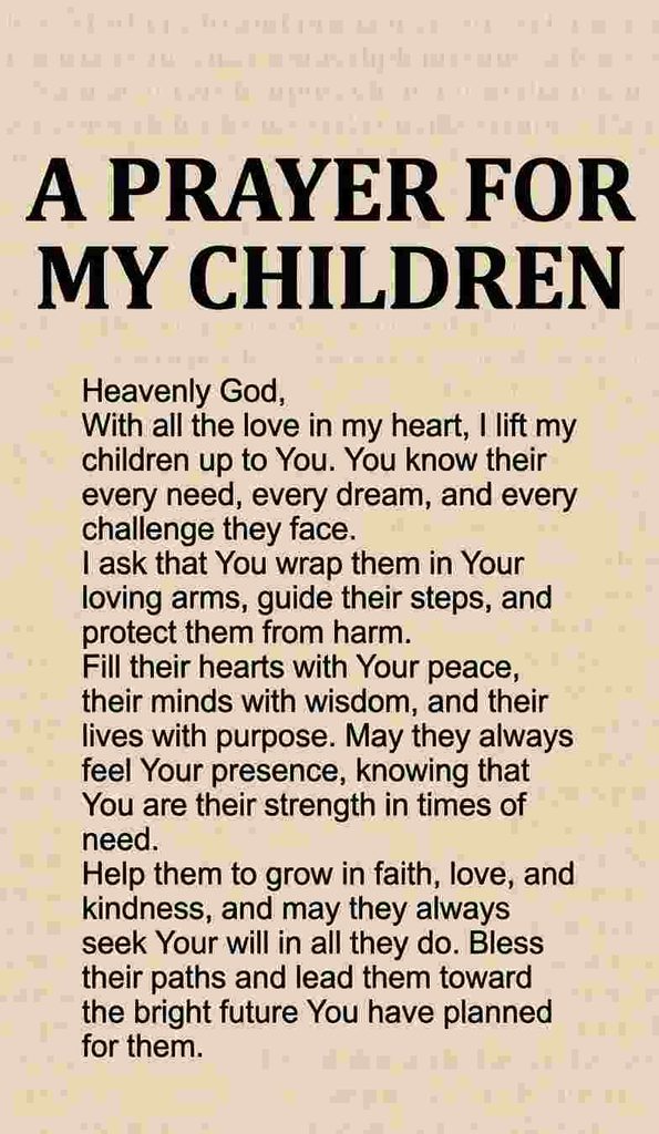If You Have Children, Say These 15 Powerful Prayers Over Them Today…
