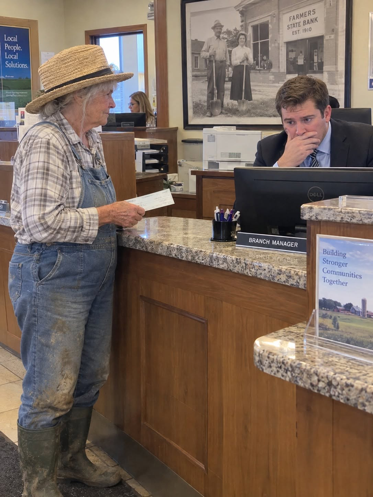 The Bank Manager Refused to Cash My $40 Check Because of How I Looked, Then I Asked Him to Pull Up Account 0001