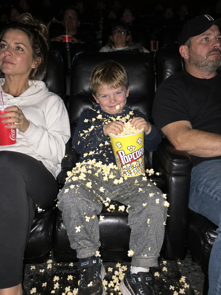 A Kid Kept Kicking My Seat and Throwing Popcorn in My Hair, Then My Husband Finally Did Something About It